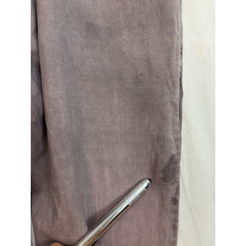 Cloth & Stone XS Wrap-Top Sleeveless Tencel Lyocell Jumpsuit Lavender Drawstring - Picture 13 of 14
